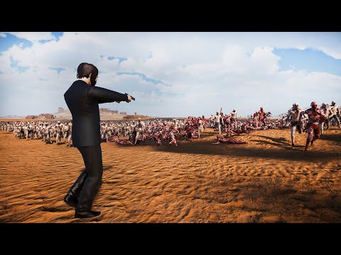 John Wick vs 100 000x Zombie | Ultimate Epic Battle Simulator 2