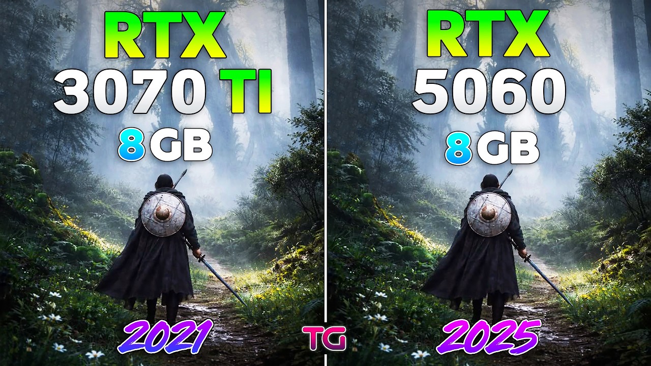 RTX 3070 Ti vs RTX 5060 - Test in 10 Games