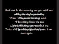 Default - Hiding From the Sun (with lyrics)