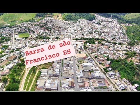 Barra de são Francisco ES, imagens aéreas do estado do espírito santo Brasil