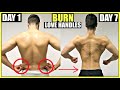 How To Lose LOVE HANDLES At HOME In 1 Week - FOR MEN