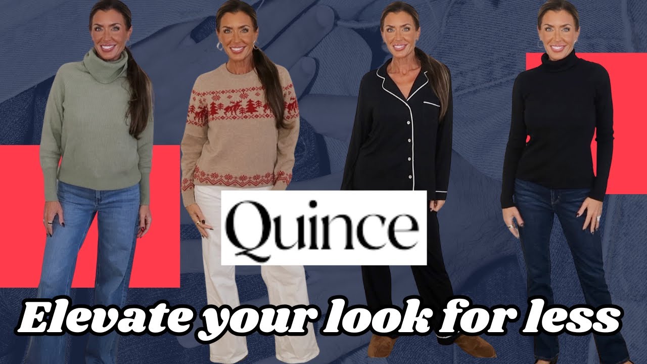 QUINCE Try on haul | Elevate your look for less | Holiday looks, and gift guide