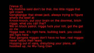 Schoolboy Q gangsta (lyric)