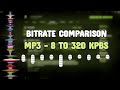 MP3 Bitrate Comparison - 8 to 320 Kbps (Epic Music) MP3 Bitrate Comparison - 8 to 320 Kbps (Epic Music)
