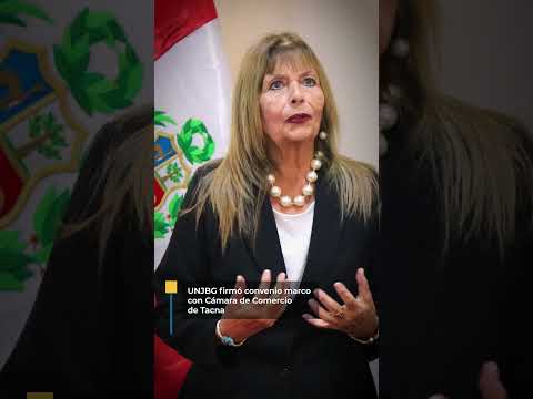 UNJBG FIRMA CONVENIO CON CÁMARA DE COMERCIO DE TACNA