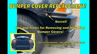 HOW TO REMOVE AND INSTALL BUMPER COVERS JEEP COMPASS