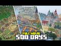 I Spent 500 Days TRANSFORMING Villages In Minecraft Full Movie