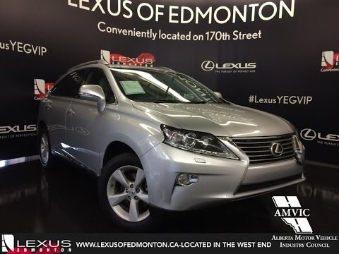 Used 2013 Silver Lexus RX 350 AWD Premium Walkaround Review | Fort McMurray Alberta