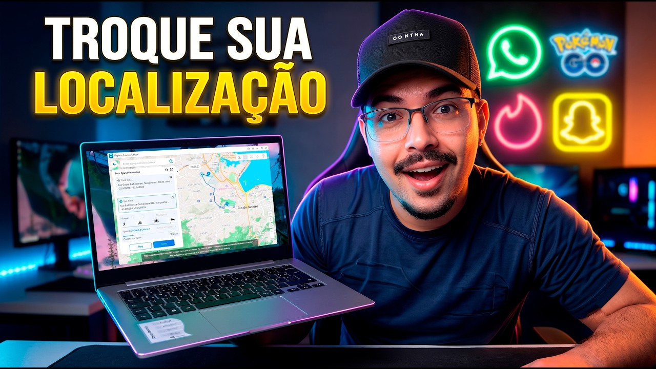 NÃO PODE SAIR? sem problemas! Mude a Localização do Celular em 1 Minuto (Pokemon Go + Joystick)