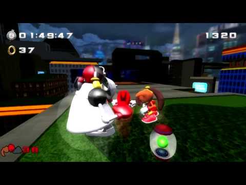 Sonic World (Fan Game) - PC - Part 2 - Medley Stages (Feat. Mathtoa)