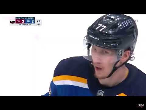 Darren Helm scores with 5 seconds left to send the avalanche to the semi finals