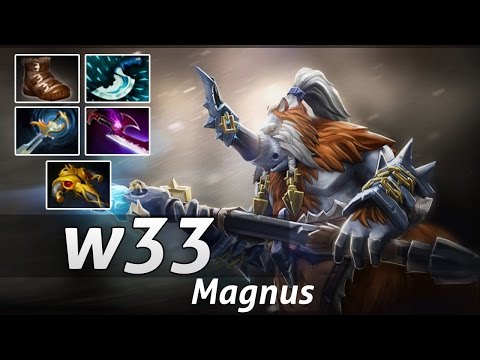 w33 Carry Magnus 8000 MMR - Dota 2 Epic Moments