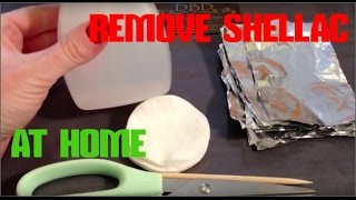 HOW TO REMOVE SHELLAC NAILS SAFELY AT HOME WITH FOIL & COTTON WOOL | REMOVE GEL POLISH AT HOME