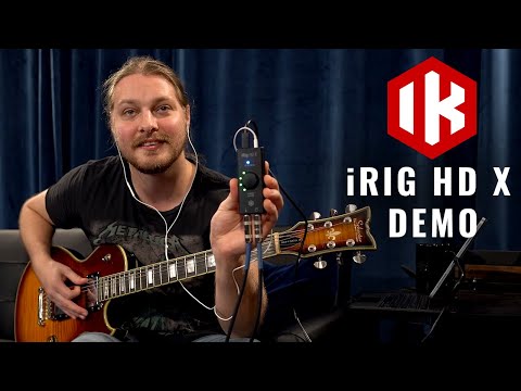 How to record guitars on iPad ( iRig HD X Demo)
