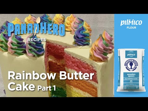 PanadHero Recipe - Rainbow Butter Cake