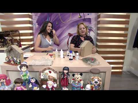 Casa do presépio em biscuit por Eleia Conti - 14/11/2017 - Mulher.com - P3/3