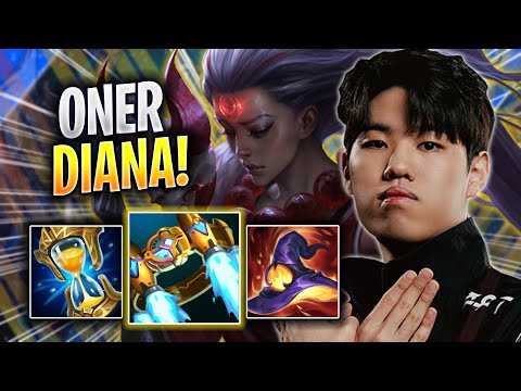 ONER SHOWTIME WITH DIANA! - T1 Oner Plays Diana JUNGLE vs Jarvan! | Season 2023