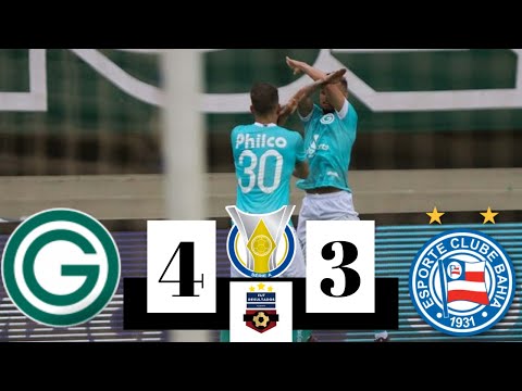 Goiás 4 x 3 Bahia Melhores Momentos HD 24/11/2019