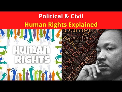 Human Rights Explained in English: Political & Civil Human Rights Definition