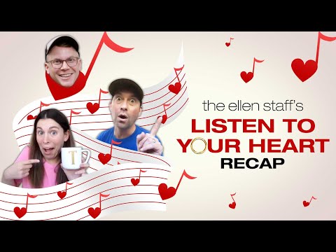 艾倫工作人員的《聽你的心》回顧。"愛在吉他中心 (The Ellen Staff’s ‘Listen to Your Heart’ Recap: Love at Guitar Center)