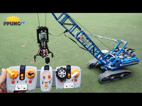 Vidéo LEGO Technic 42042 : La grue sur chenilles