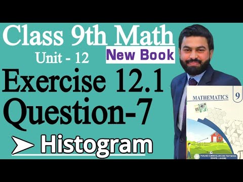 Class 9th Math New Book Ch 12 Exercise 12.1 Q7-9th class Math E.X 12.1 Q7-How to Draw the Histogram