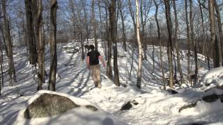 preview picture of video 'Breakneck Winter day hike near Cold Spring, NY'