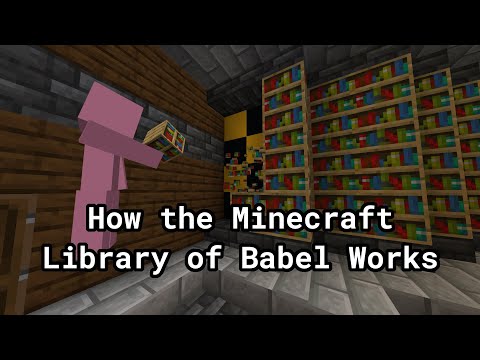 How the Minecraft Library of Babel Works