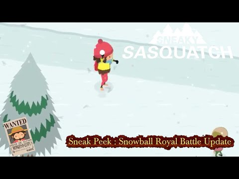 Sneaky Sasquatch Peek - Snowball Fight Royal Battle