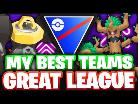 My BEST TEAMS of SEASON 25 for the Great League - Best Teams to Climb in Pokemon GO