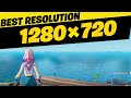 Typical Native Resolution 1280x720 Fortnite