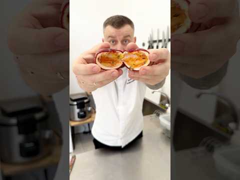 Magic lifehack with passion fruit