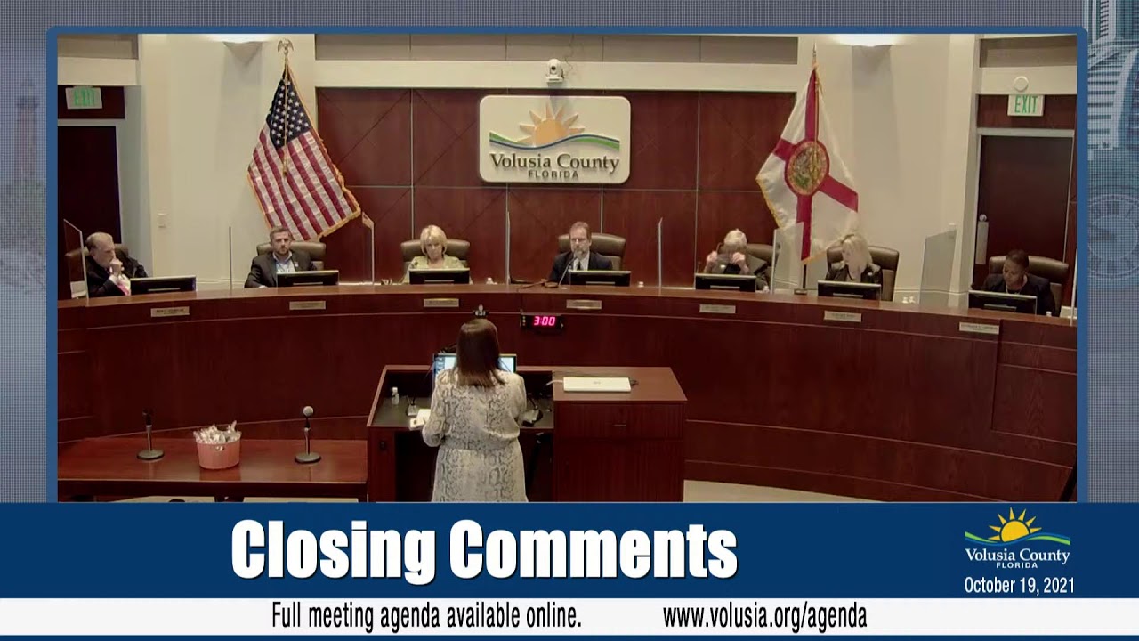 Volusia County Council Meeting October 19, 2021