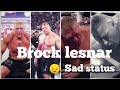 Brock Lesnar Sad What S App Status Waching And Subscribe To The My Chanel ️ Brock Is Sad Mood