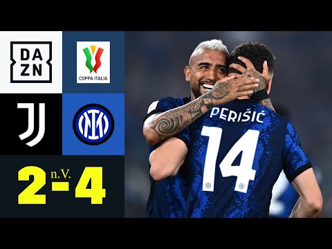 Später Doppelschlag! Perisic knallt Inter zur Coppa: Juventus - Inter 2:4 n.V. | Coppa Italia | DAZN