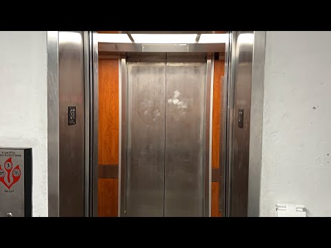 (DOWN ONLY) Elevator Electric (Kone Mod) Hydraulic Elevator at Downtown Grand Parking Garage