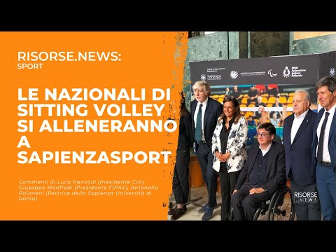 Le Nazionali di sitting volley si alleneranno a SapienzaSport