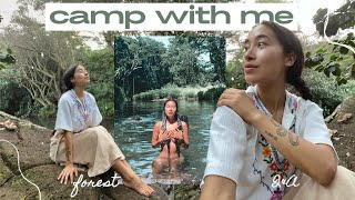 Camp With Me Alone in The Woods | spirituality Q&A