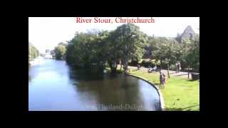 preview picture of video 'Christchurch & Christchurch Priory, Dorset, England ( 8 )'