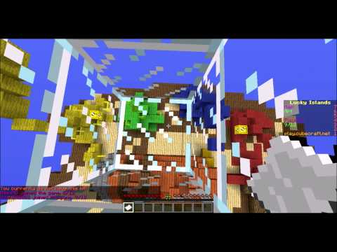 Minecraft PC: Server review #2 Tower defence and Lucky...