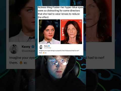 actress Meg Foster has unique eyes