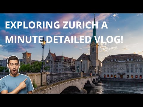 Exploring Zurich  A 3-Minute Detailed Vlog! #zurich #travelvlog #vlog