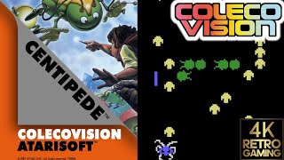 Centipede Colecovision 4k Gameplay