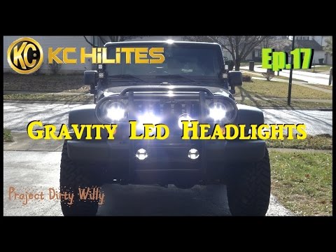 KC HiLites Gravity LED Headlights, PDW Ep.17 (Gravity vs Pro vs KC/PM)