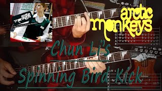 Chun Li’s Spinning Bird Kick - Arctic Monkeys (Tab pdf Tutorial Cover)