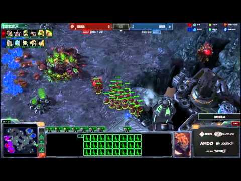 SC2 Mana Vs Dimaga Game 3 Starcraft 2 GamePlay