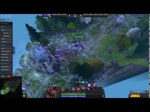 A surged Broodmother with the new Aghanim's Scepter upgrade