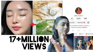 7 Days Challenge - glowing Healthy Skin in Just 7 Days | My secret Korean Rice starch Recipe