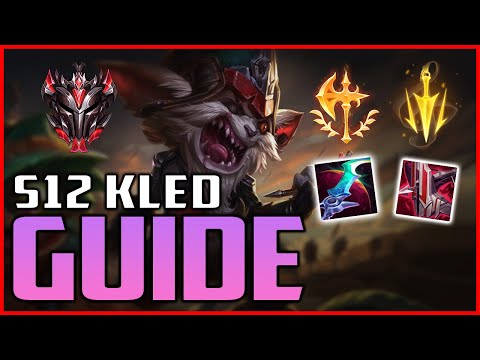 THE ULTIMATE GUIDE FOR SEASON 12 KLED RUNES/ITEMS! GRANDMASTERS KLED GUIDE! l Feedaboi