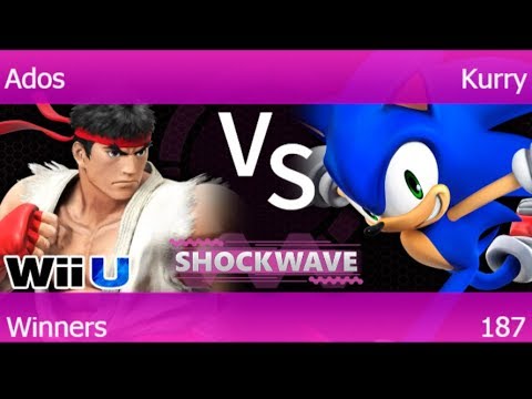 SW 187 - Ados (Ryu) vs Kurry (Sonic) Winners - Smash 4